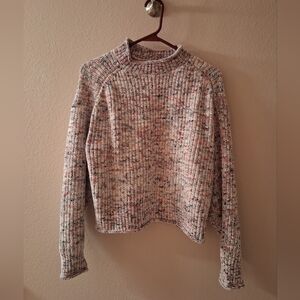 Lulu's Speckled Knit Crewneck Sweater
